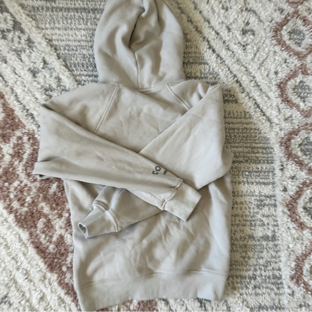C O M F R T 🤍 TRANQUIL Heavyweight Stone, Cream, Vanilla Ivory hoodie - Picture 4 of 6